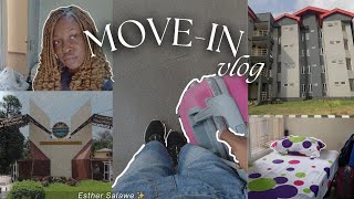 HOSTEL MOVEIN VLOG at UNILAG Room Tour [upl. by Enerehs]