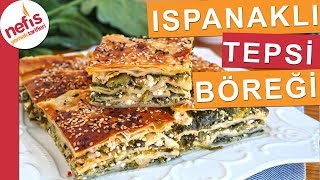 Kat Kat Ispanaklı Tepsi Böreği  çok beğenilen kolay börek tarifi [upl. by Tocs628]