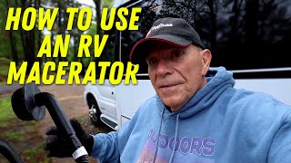 How To Use an RV Macerator  5 Easy Steps [upl. by Odrawde]