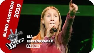 Sia  Unstoppable Leonie  Blind Auditions  The Voice Kids 2019  SAT1 [upl. by Rickart328]