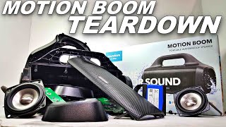 ANKER SOUNDCORE MOTION BOOM COMPLETE TEARDOWN [upl. by Tirb502]