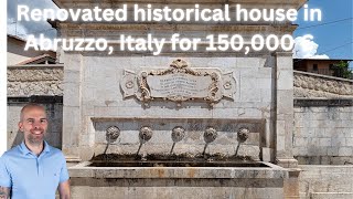 Renovated historical house in Barisciano Abruzzo Italy  Virtual Property Tour [upl. by Litton]