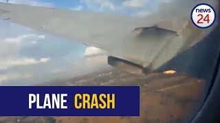 WATCH Dramatic footage apparently shows moment of Wonderboom plane crash [upl. by Eulaliah]