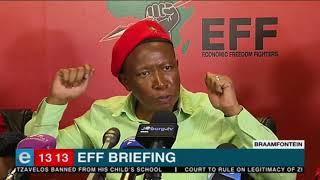 EFF leader Julius Malema on Donald Trump at media briefing [upl. by Boris237]