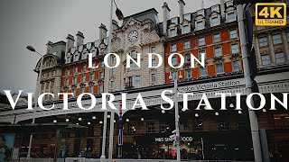 London Victoria Station Walk Through England 4K [upl. by Caril597]