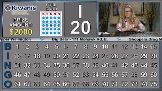 2000 Winner playing Kiwanis TV Bingo [upl. by Orodoet]