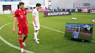 Lewandowski vs Müller  Copy the Penalty Challenge [upl. by Allerbag]