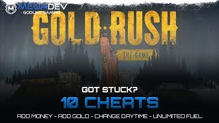 GOLD RUSH THE GAME CHEATS Add Gold Money Unlimited fuel   Trainer by MegaDev [upl. by Sasnett]