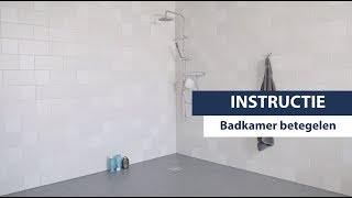 EUROCOL  INSTRUCTIE  Een badkamer betegelen [upl. by Flagler]