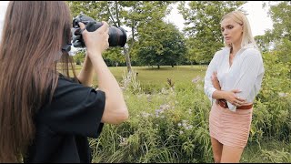 Outdoor Portrait Photography Tutorial  How I take photos outside [upl. by Dalila730]