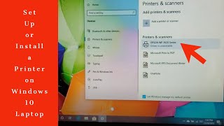 Set Up or Install a Printer on Windows 10 Laptop 2020 [upl. by Syst]