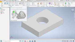 Autodesk Inventor 2020 2 3D Basic Extrude [upl. by Eirffej]