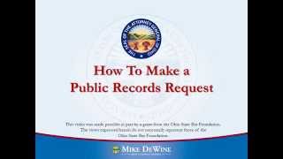 How to Make a Public Records Request [upl. by Boswell]