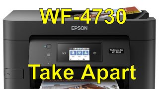 Uncasing WF4730  How to Remove Case and Scanner Epson WorkForce [upl. by Milicent]