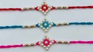 How To Make RakhiRakhi MakingAt Home Useful amp Easy [upl. by Ornie]