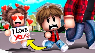 BABY BROOK Has A CRUSH In Roblox Brookhaven [upl. by Auohc]