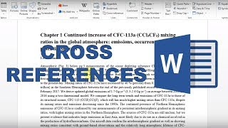 How to make cross references in word [upl. by Tebor677]