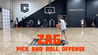 Zag pick and roll offense [upl. by Ancelin]