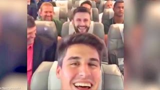 Brazilian Football Team Plane Crash Last Video Onboard FilipeMachado ForçaChape Chapecoense [upl. by Metcalf]