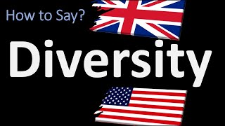 How to Pronounce Diversity 2 WAYS UKBritish Vs USAmerican English Pronunciation [upl. by Adnirem]