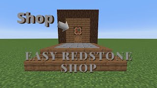 Easy Redstone Shop  Java 117 [upl. by Ailimaj]