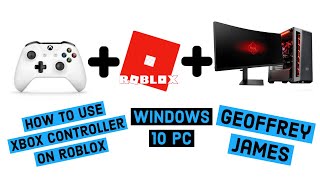 Roblox Xbox One Controller For Windows 10 PC  How to connect Bluetooth or Wired [upl. by Ignacius]