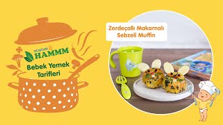 Zerdeçallı Makarnalı Sebzeli Muffin  Hammm Vakti  Bebek Yemek Tarifleri [upl. by Garald]