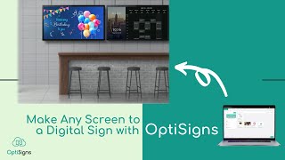 Digital Signage set up with Amazon FireTV Stick and OptiSigns [upl. by Eicyak]