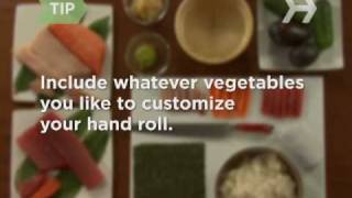 How to Make Hand Roll Sushi [upl. by Ahsini120]