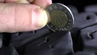 How to check your tire tread [upl. by Trometer]