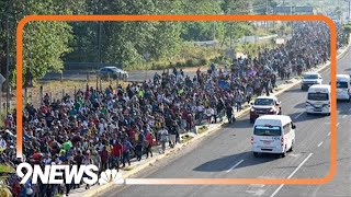 New migrant caravan headed to US [upl. by Lamonica242]