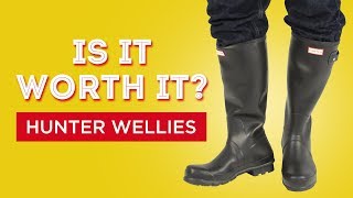 Hunter Wellies Rubber Rainboots Review  Is It Worth It [upl. by Homer]