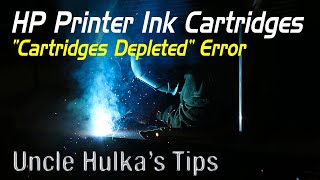 HP Cartridges Depleted Error  How To Fix [upl. by Aylward124]