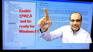 How to enable TPM 20 in bios for windows 11 [upl. by Everett434]