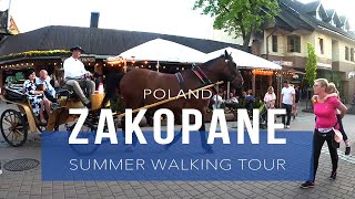 Zakopane  Krupowki  Summer Walking Tour Poland [upl. by Joao604]