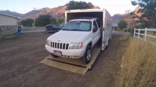 Enclosed Car Trailer Winch Install [upl. by Thurstan]