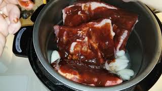 Easy BBQ Pork Spareribs in Power Pressure Cooker XL [upl. by Lanie]