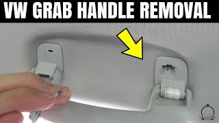 Trick To Remove VW Headliner Clips  VOLKSWAGEN ROOF GRAB HANDLES [upl. by Einallem]