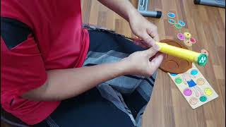 How To Wrap Badminton Racket with Cushion Wrap and Overgrip [upl. by Anniahs890]