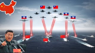 Sea War Begins Philippines and Taiwan Destroy Chinese Aircraft Carrier on Border  Arma 3 Milsim [upl. by Asylem]