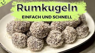 Rumkugeln schnell und einfach selber machen 😋 [upl. by Nedyaj851]