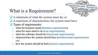 What is a Requirement in System Analysis [upl. by Ijic]