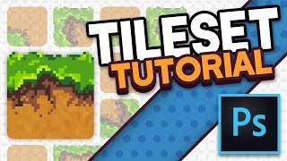 TILESET in Photoshop Tutorial [upl. by Esinned]