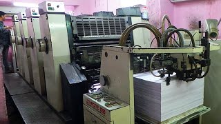 OFFSET PRINTING MULTICOLOR MACHINE  Small Scale IndustrieS [upl. by Aubigny]