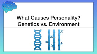 What Causes our Personality Genetics vs Environment [upl. by Gudren]