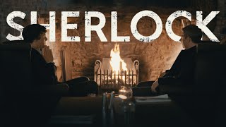 Sherlock amp Watson ◈ FOCUS SESSION quotMystery Solvingquot Fireplace Rain ◈Sherlock inspired AMBIENCE ASMR [upl. by Varipapa]