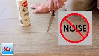 How to Fix Squeaky Laminate Flooring Yourself MrYoucandoityourself [upl. by Remsen2]