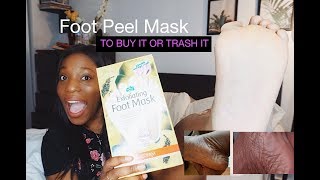 Better than a Pedicure  PUREDERM Exfoliating foot PEEL mask [upl. by Magill1]