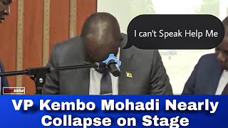 Breaking 😳 Kembo Mohadi Nearly Collapse on Stage [upl. by Wilek977]