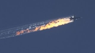 New video shows Russian plane crashing after shot down [upl. by Collis]